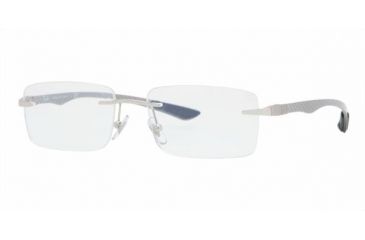 Image of Ray-Ban RX8404 Progressive Eyeglasses - 2501 Silver Frame / 53 mm Prescription Lenses, 2501-5316