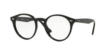Image of Ray-Ban RX2180V Bifocal Prescription Eyeglasses 2000-49 - Shiny Black Frame