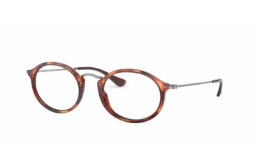 Image of Ray-Ban RX2547VF Bifocal Prescription Eyeglasses, 53mm, Havana Red, RX2547VF-5831-53-BI