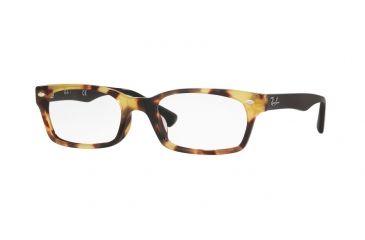 Image of Ray-Ban RX5150F Progressive Prescription Eyeglasses 5608-52 - Yellow Havana Frame
