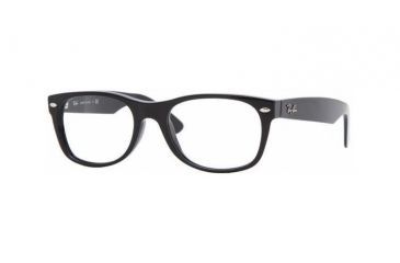 Image of Ray Ban Rx5184 Bifocal Eyeglasses Shiny Black Frame 50 Mm Prescription Lenses 2000 5018