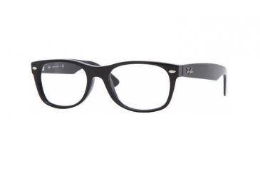 Image of Ray Ban Rx5184 Bifocal Eyeglasses Shiny Black Frame 52 Mm Prescription Lenses 2000 5218