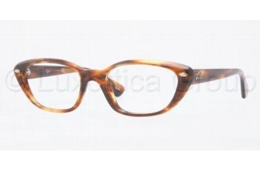 Image of Ray-Ban RX5242 Progressive Prescription Eyeglasses 2144-5118 - Havana 