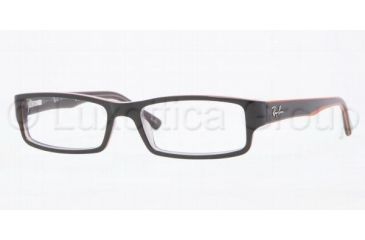 Image of Ray-Ban RX5246 Single Vision Prescription Eyewear 5091-4816 - Brown On Brown/Orange/ 