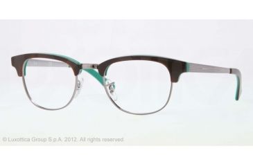 Image of Ray-Ban RX5294 Bifocal Prescription Eyeglasses 5161-49 - Havana On Green/gunmetal Frame, Demo Lens Lenses