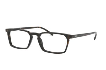 Image of Ray-Ban RX5372 Prescription Eyeglasses, 52mm, Tortoise, RX5372-2012-52-SV