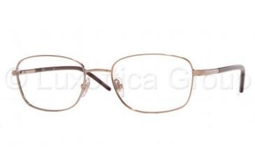 Image of Ray-Ban RX6138 SV Prescription Eyeglasses - Light Brown Gloss Frame w/ 53 mm Diameter Lenses, 2531-5319