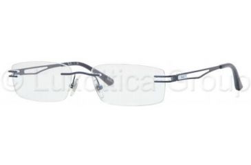 Image of Ray-Ban RX6213 Progressive Prescription Eyeglasses 2510-5116 - Matte Dark Blue 
