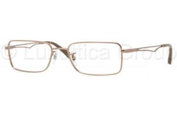 Image of Ray-Ban RX6223 Progressive Prescription Eyeglasses 2690-5117 - Matte Light Brown Frame