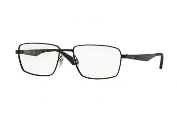 Image of Ray-Ban RX6334 Bifocal Prescription Eyeglasses 2509-53 - Shiny Black Frame