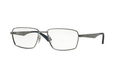 Image of Ray-Ban RX6334 Bifocal Prescription Eyeglasses 2853-55 - Shiny Gunmetal Frame