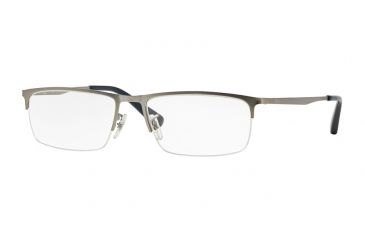 Image of Ray-Ban RX6349D Progressive Prescription Eyeglasses 2502-55 - Gunmetal Frame