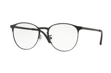 Image of Ray-Ban RX6375F Eyeglass Frames 2944-55 - Black Top On Matte Black Frame