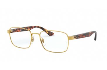 Image of Ray-Ban RX6445 Eyeglass Frames 2500-51 - Gold