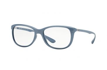Image of Ray-Ban RX7024 Bifocal Prescription Eyeglasses 5251-56 - Matte Pearl Frame
