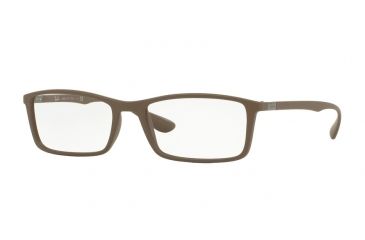 Image of Ray-Ban RX7048 Progressive Prescription Eyeglasses 5522-53 - Matte Dove Frame