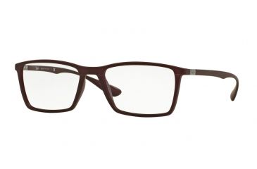 Image of Ray-Ban RX7049F Eyeglass Frames 5523-56 - Matte Dark Violet Frame