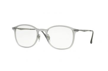 Image of Ray-Ban RX7051 Progressive Prescription Eyeglasses 5482-47 - Matte Grey Frame