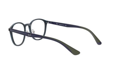 Image of Ray-Ban RX7156 Eyeglass Frames 5796-51 - Trasparent Dark Blue Frame