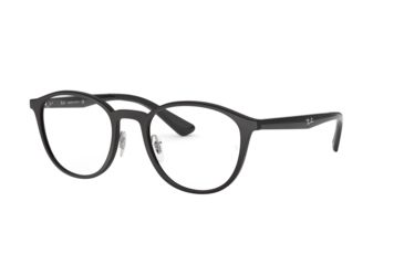 Image of Ray-Ban RX7156 Eyeglass Frames 5841-51 - Matte Black Frame