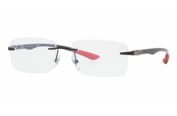Image of Ray Ban RX8404 #2509 - Silver Frame, Demo Lens Lenses