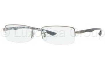 Image of Ray-Ban RX8407 Progressive Prescription Eyeglasses 2709-5017 - Gunmetal Frame