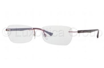 Image of Ray-Ban RX8693 Progressive Prescription Eyeglasses 1134-5317 - Sand Fuxia Frame, Demo Lens Lenses