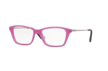 Image of Ray-Ban RY1540 Bifocal Prescription Eyeglasses 3620-46 - Violet Fluo Trasparent Rubber Frame