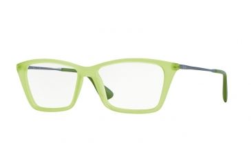 Image of Ray-Ban SHIRLEY RX7022 Single Vision Prescription Eyeglasses 5366-52 - Rubber Green Frame