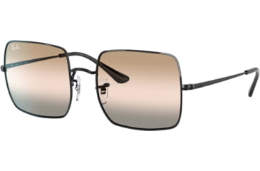 Image of Ray-Ban Square RB1971 Sunglasses - Women's, Black, 54, RB1971-002-GG-54