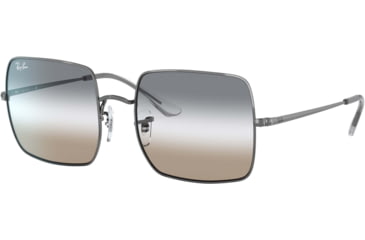 Image of Ray-Ban Square RB1971 Sunglasses - Women's, Gunmetal, 54, RB1971-004-GH-54