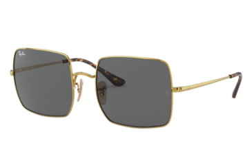 Image of Ray-Ban SQUARE RB1971 Sunglasses 9150B1-54 - , Dark Grey Lenses