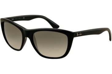 Image of Ray-Ban RB4154 Sunglasses 601/32-5718 - Black Crystal Gray Gradient 