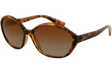 Image of Ray-Ban RB4164 Sunglasses 710/T5-6216 - Light Havana Polarized Brown Gradient 