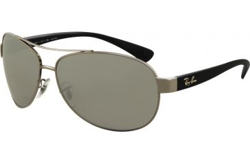 Image of Ray-Ban Sunglasses RB3386 004/82-6313 - Gunmetal Polarized Gray Mirror Silver Grad.