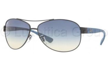 Image of Ray-Ban Sunglasses RB3386 006/79-6313 - Matte Black Blu Gradient