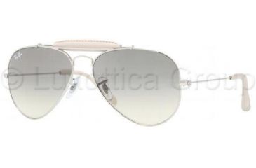 Image of Ray-Ban Sunglasses RB3422Q 003/32-5514 - Silver Crystal Gray Gradient