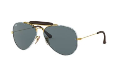 Image of Ray-Ban Sunglasses RB3422Q 9193R5-58 - , Dark Grey Lenses