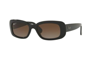 Image of Ray-Ban Sunglasses RB4122 601/T5-50 - Black Frame, Grey Gradient Brown Polar Lenses