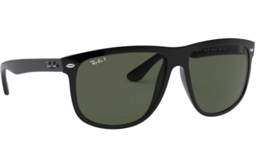 Image of Ray-Ban Sunglasses RB4147 601/58-6000 - Black Frame, Crystal Green Lenses