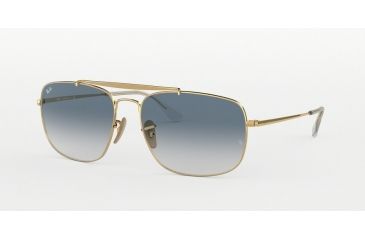 Image of Ray-Ban THE COLONEL RB3560 Bifocal Prescription Sunglasses RB3560-001-3F-58 - Lens Diameter 58 mm, Frame Color Gold