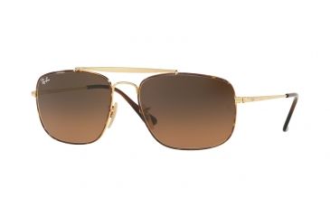 Image of Ray-Ban THE COLONEL RB3560 Bifocal Prescription Sunglasses RB3560-910443-61 - Lens Diameter 61 mm, Frame Color Havana