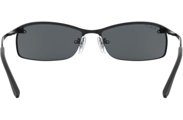 Image of Ray-Ban Top Bar Sunglasses RB3183 002/81-63 - Black Frame, Polar Grey Lenses