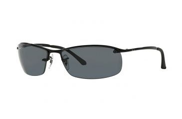 Image of Ray-Ban Top Bar Prescription Sunglasses RB3183 RB3183-002-81-63 - Lens Diameter 63 mm, Frame Color Black