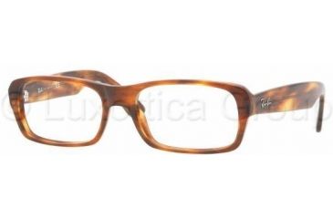 Image of Ray-Ban RX5223 Progressive Prescription Eyeglasses 2144-5217 - Striped Havana 
