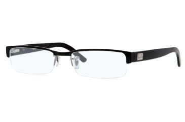 Image of Ray-Ban RX6182 SV Prescription Eyeglasses - Black/Gunmetal Frame w/ 51mm Prescription Lenses, 2502-5117