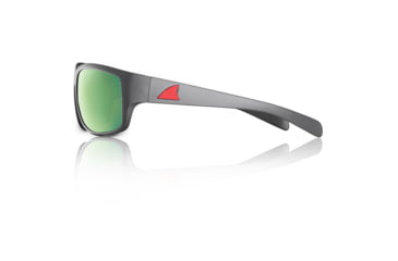 Image of Redfin Polarized Amelia Sunglasses, Matte Gray Frame, Seagrass Polarized Lens, One Size, 1510