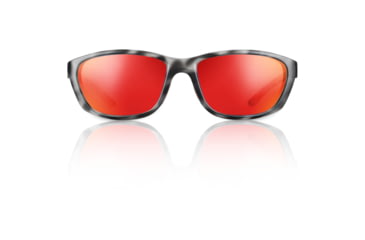 Image of Redfin Polarized Keewaydin Sunglasses, Black Tortoise Frame, Hull Red Polarized Lens, One Size, 1903