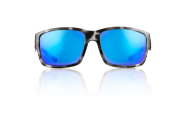 Image of Redfin Polarized Sanibel Sunglasses, Black Tortoise Frame, Coastal Blue Polarized Lens, One Size, 1407