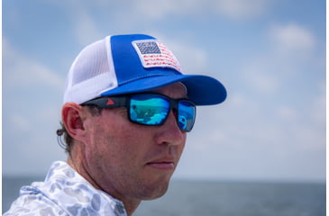 Image of Redfin Polarized Sanibel Sunglasses, Black Tortoise Frame, Coastal Blue Polarized Lens, One Size, 1407